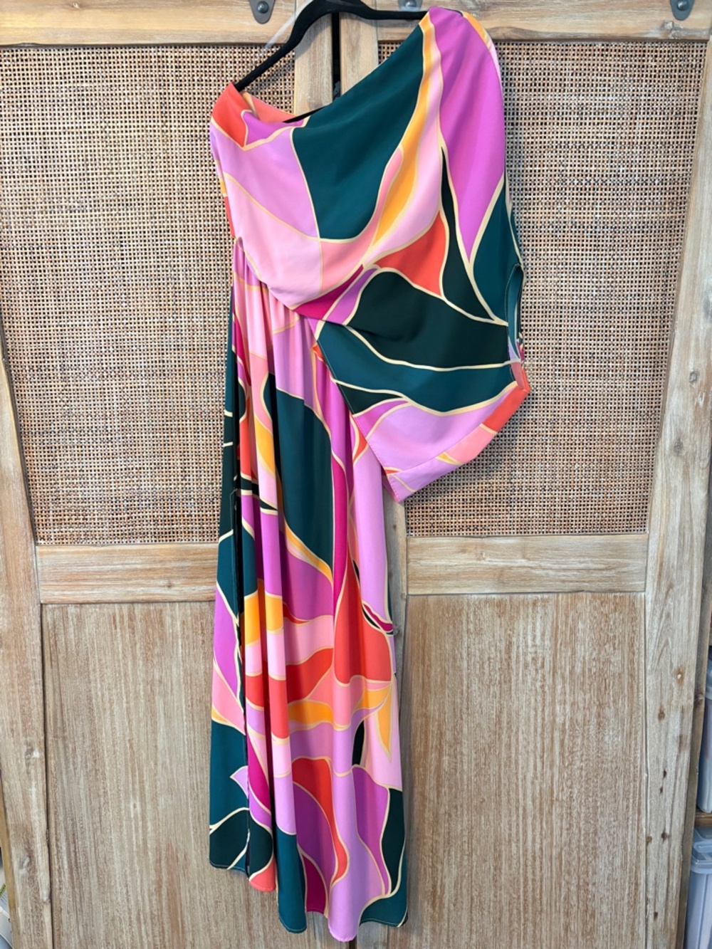 Tyche Metamorphosis Slouchy One Shoulder Maxi Dress